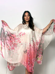 Caftano in chiffon double