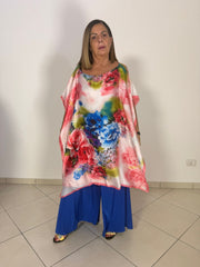 Caftano fiori