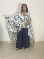 Caftano rose blu