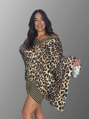 Caftano Leopardato