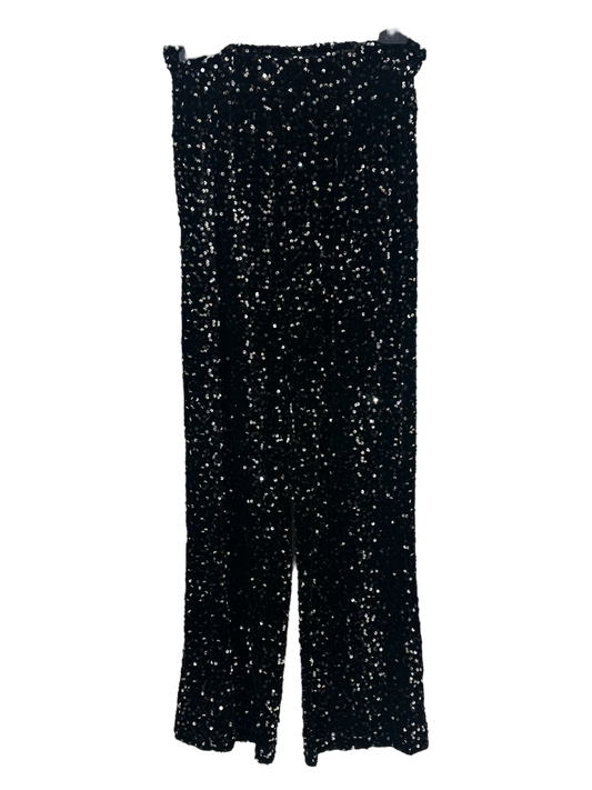 PANTALONI PAILLETTES NERO